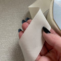 Warm Ivory Shindo 38mm Soft Grosgrain Rayon Ribbon per meter