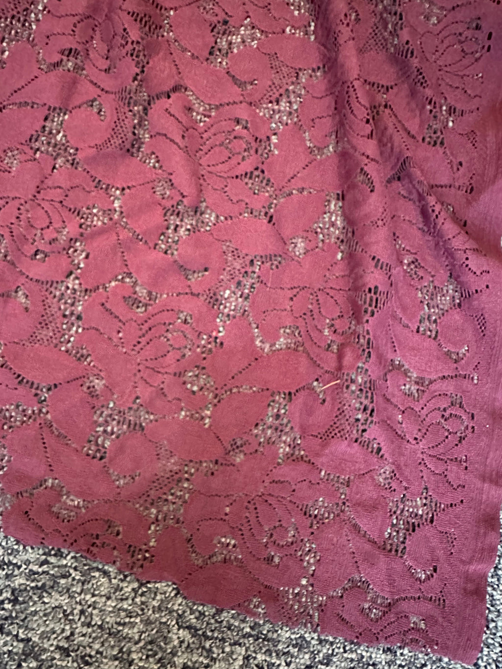 All the Lace - Reds, mauve  -  Guipure by lace bundle 1.15kg