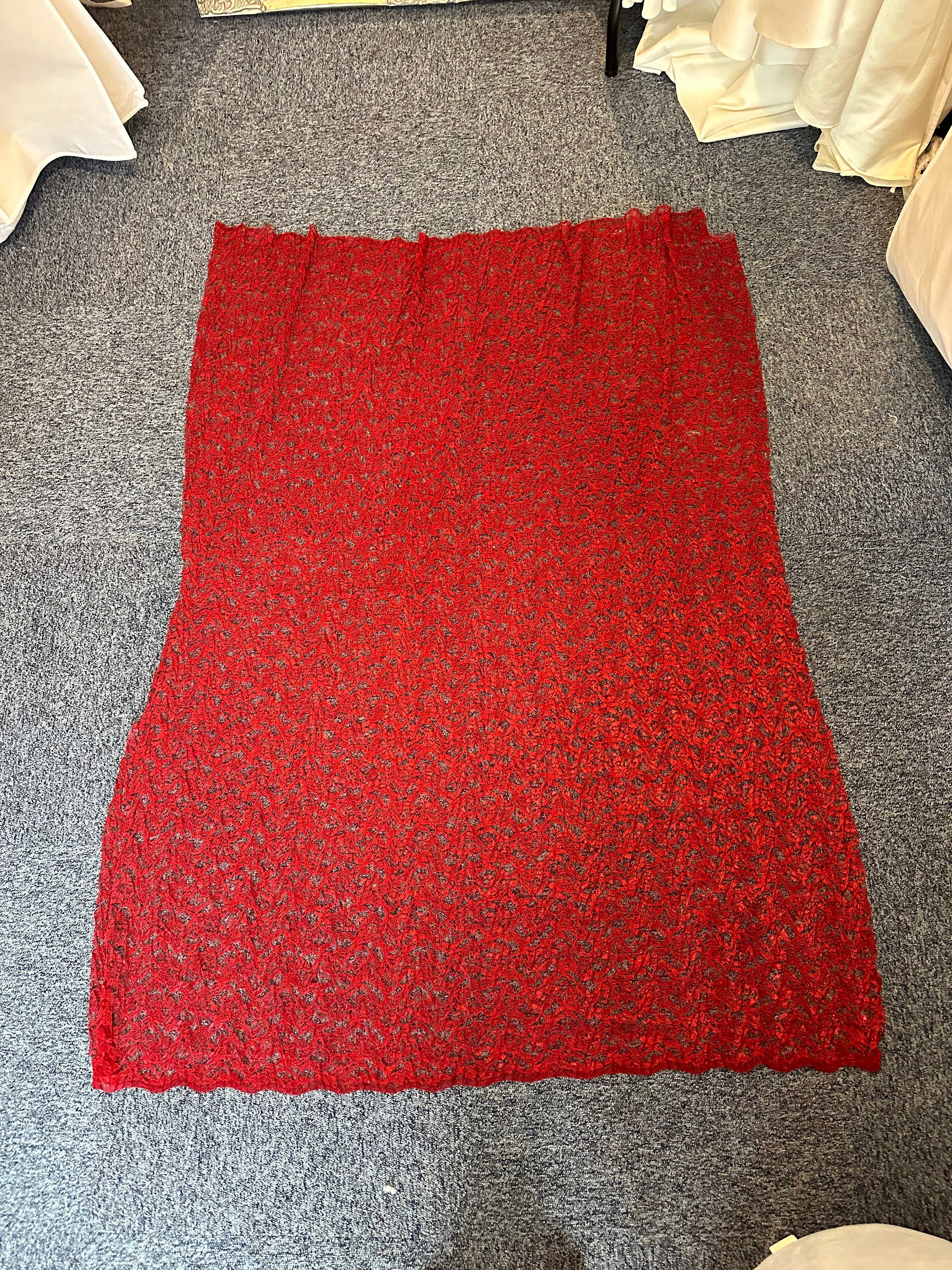 All the Lace - Reds, mauve  -  Guipure by lace bundle 1.15kg